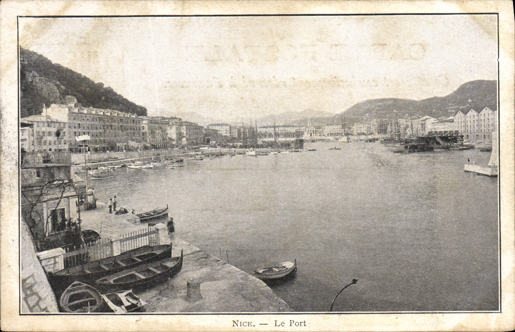 VINTAGE POSTCARD Nice the Port