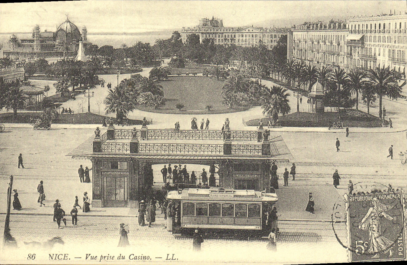REPRO Nice Vue Prise du Casino Tramway