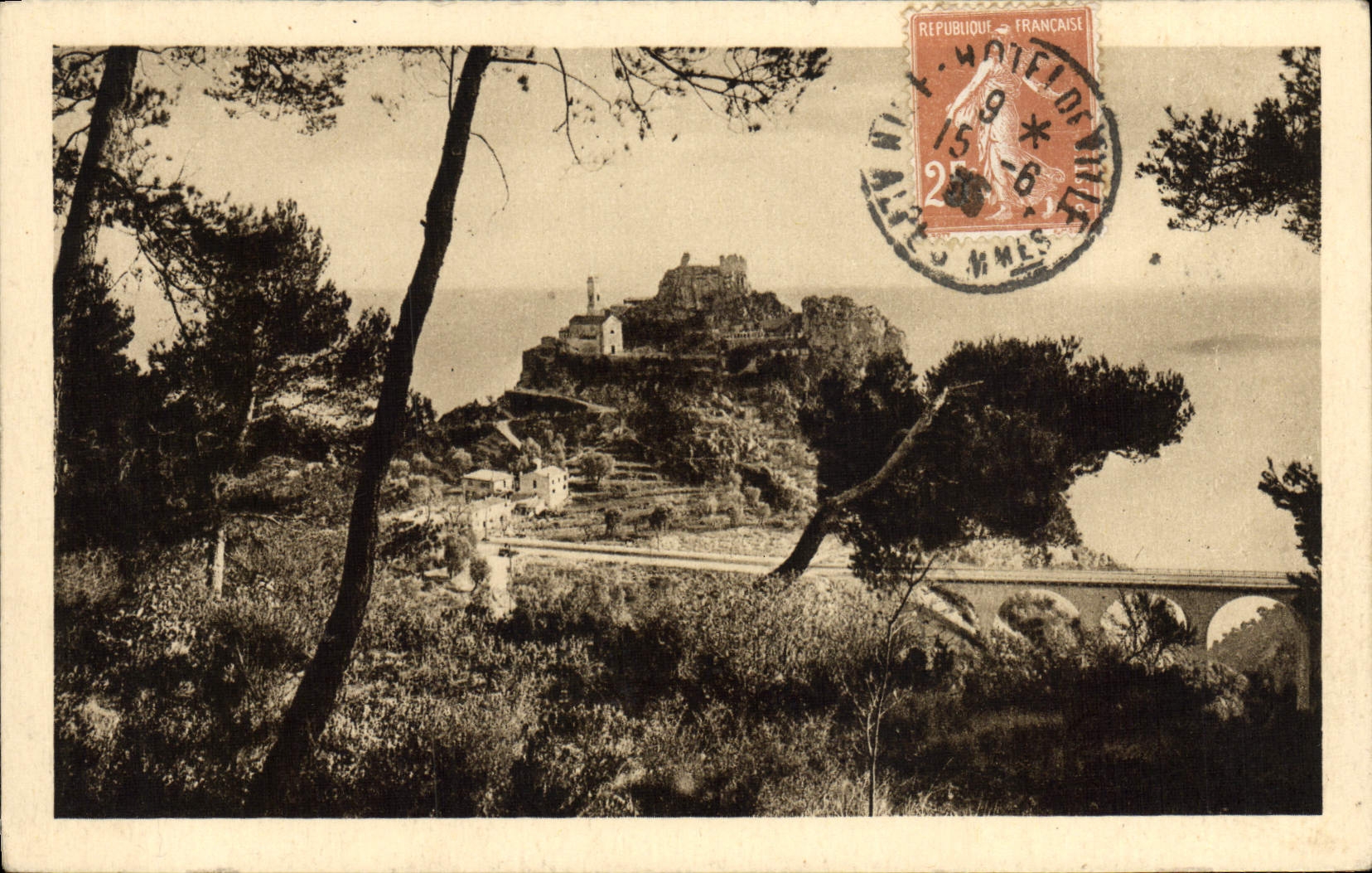 CPA Eze Sur Mer Epoque Sarrazine