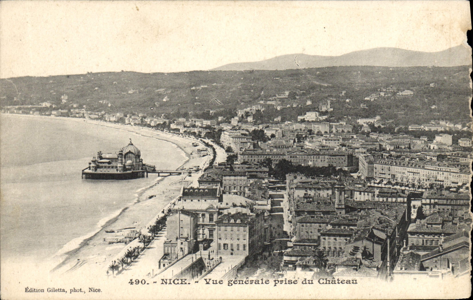 CPA Nice Vue Generale Prise du Chateau