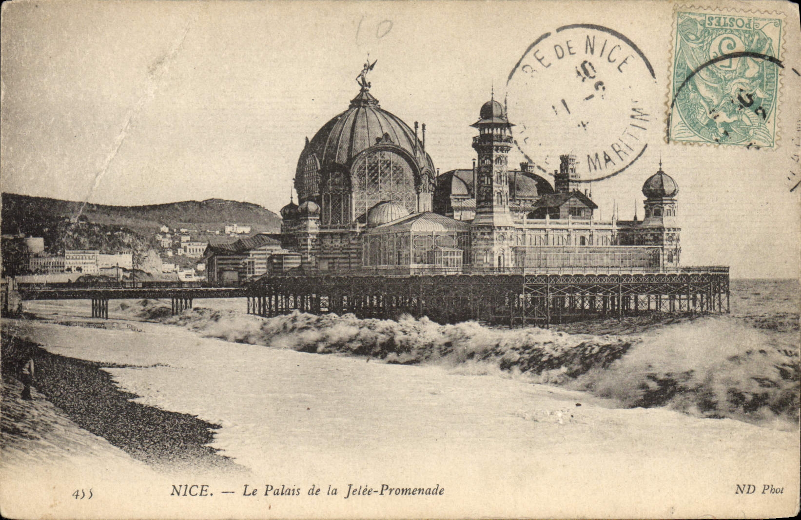 CPA Nice Le Palais de la Jetee Promenade