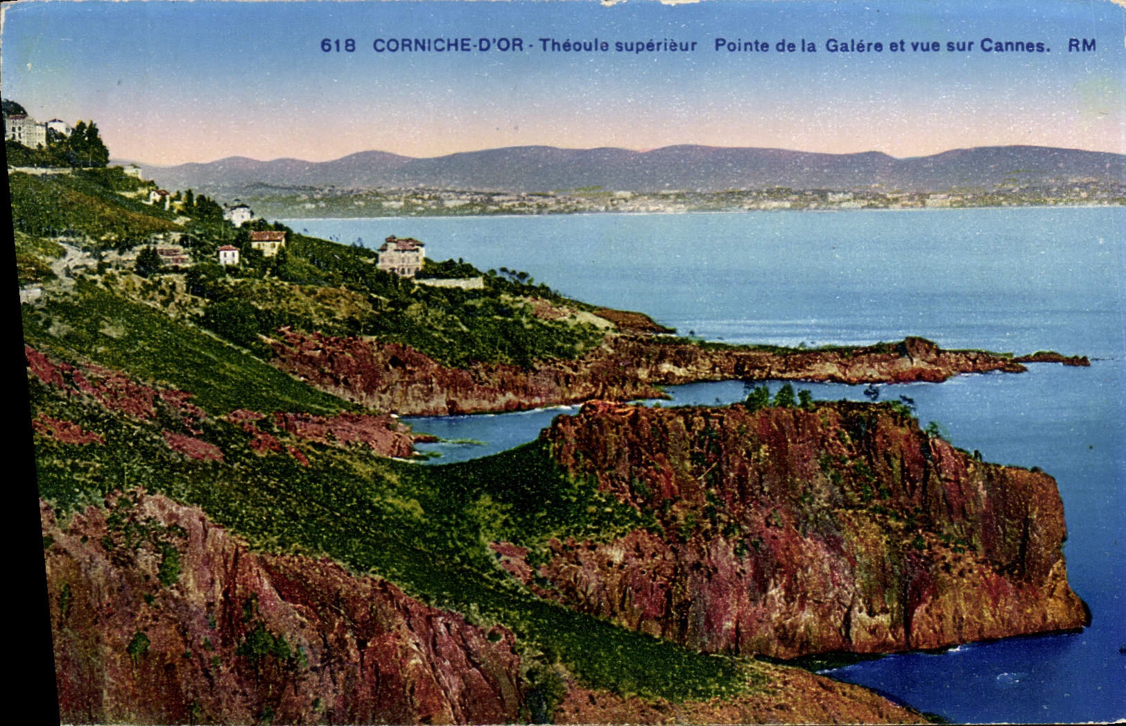 CPA Corniche d'Or Theoule superieur Pointe de la Galere et vue sur Cannee