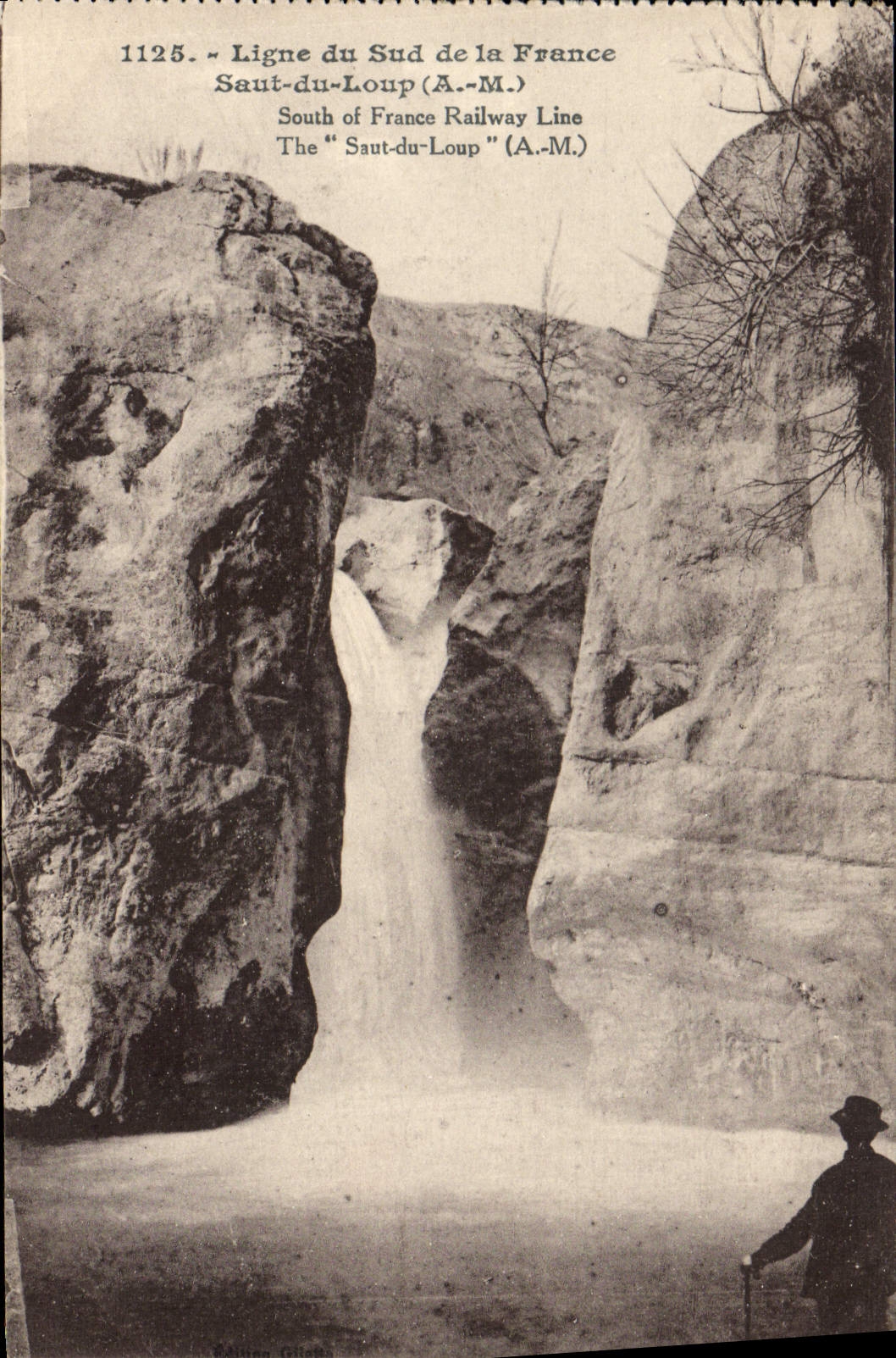 CPA Ligne du Sud de la France Saut du Loup