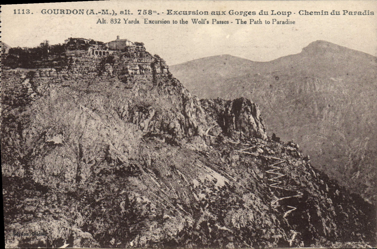 CPA Gourdon Excursion aux Gorges du Lou Chemin du paradis