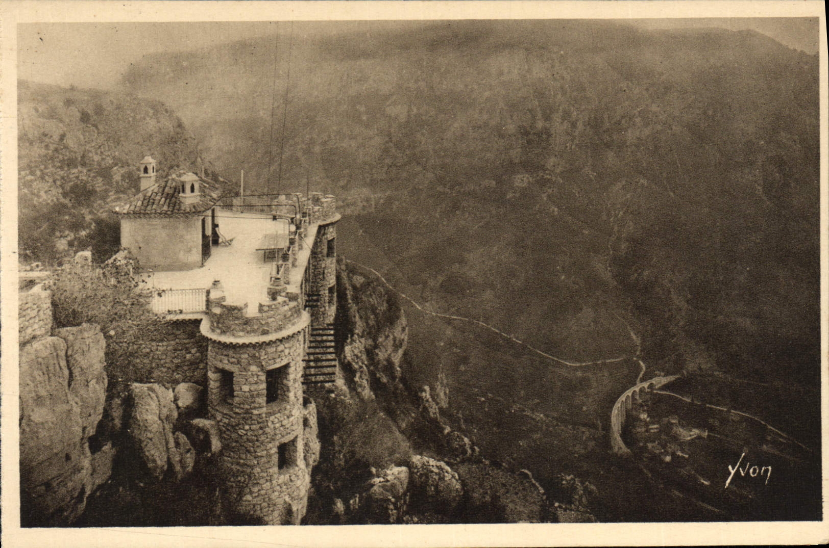 VINTAGE POSTCARD Falls Of the Wolf