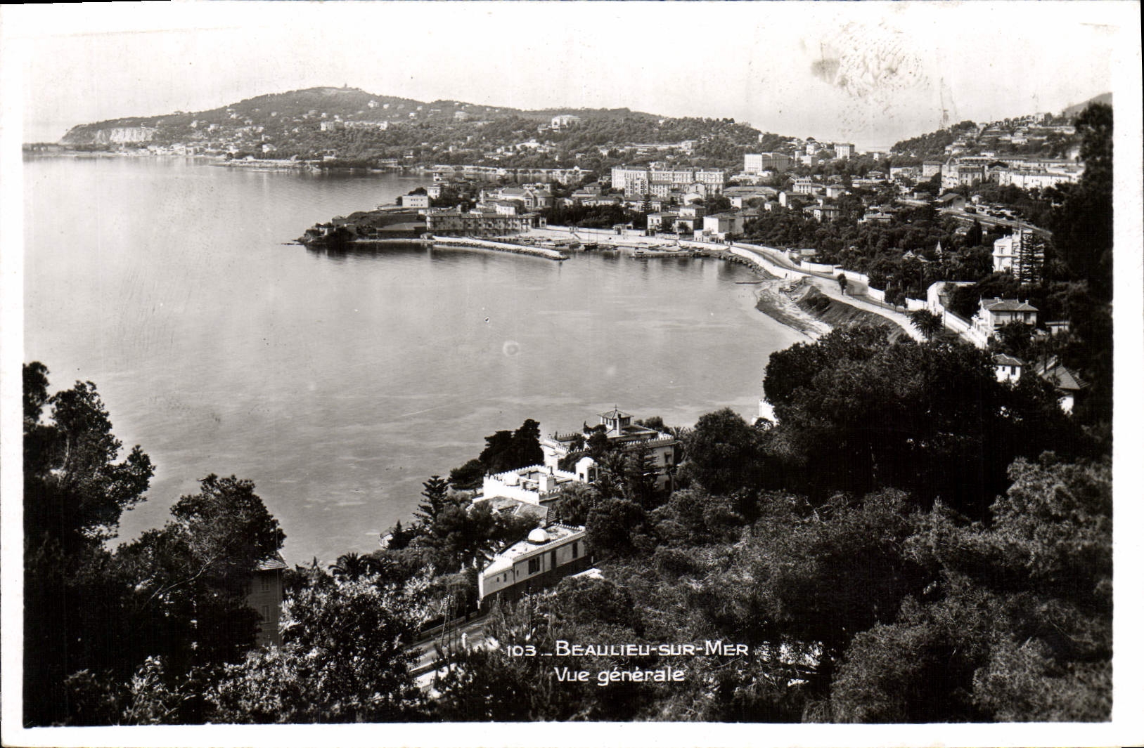 CPA Beaulieu Sur Mer Vue Generale