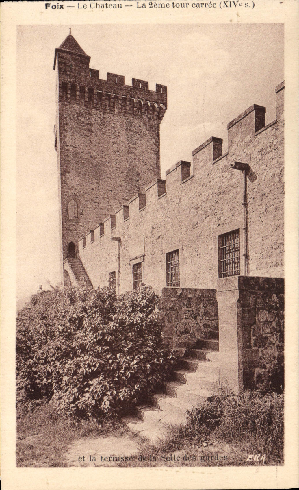 CPA Foix Vallee De I'Ariege le chateau La 2eme tour carree