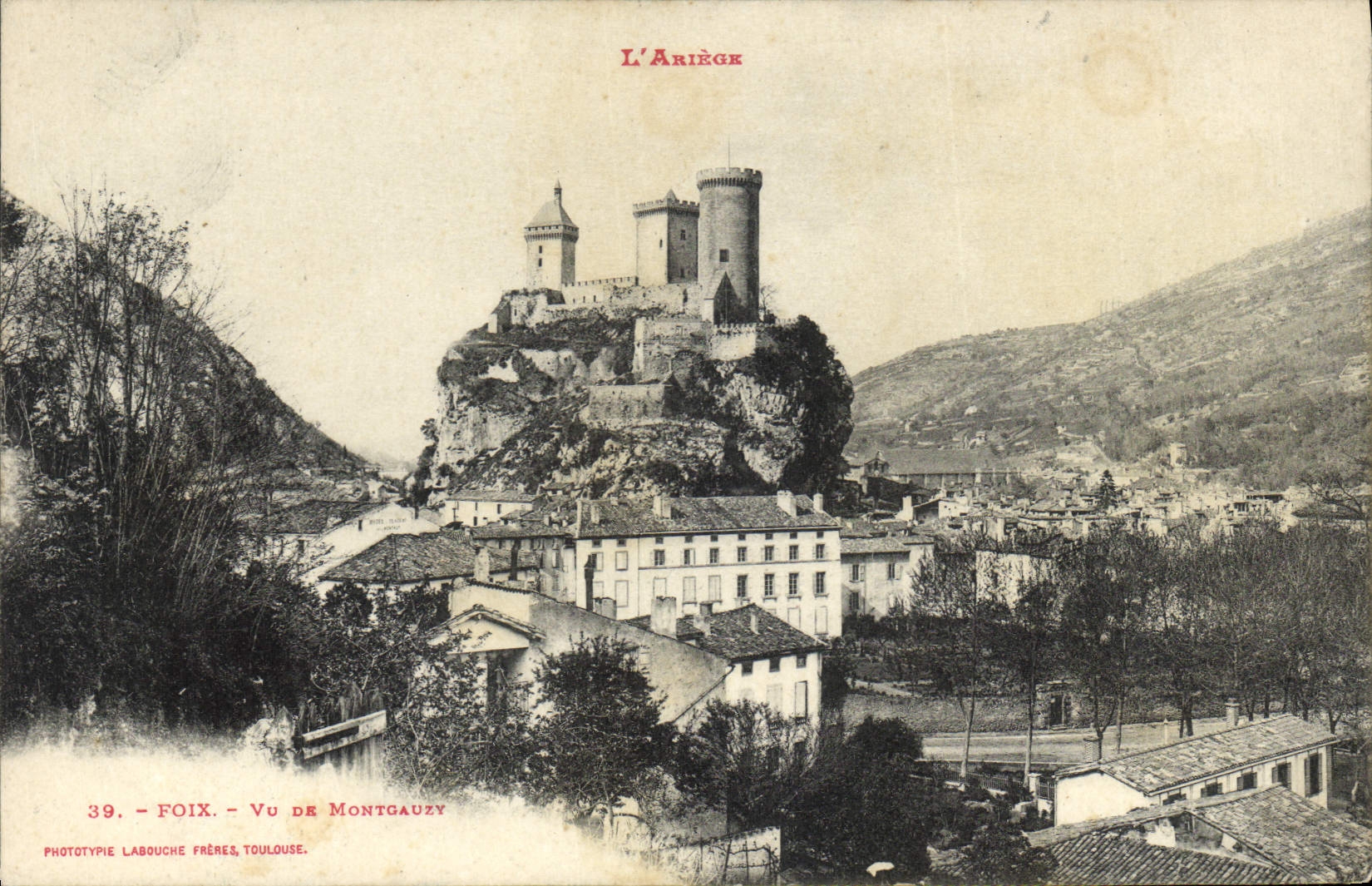 CPA Foix Vu De Montgauzy