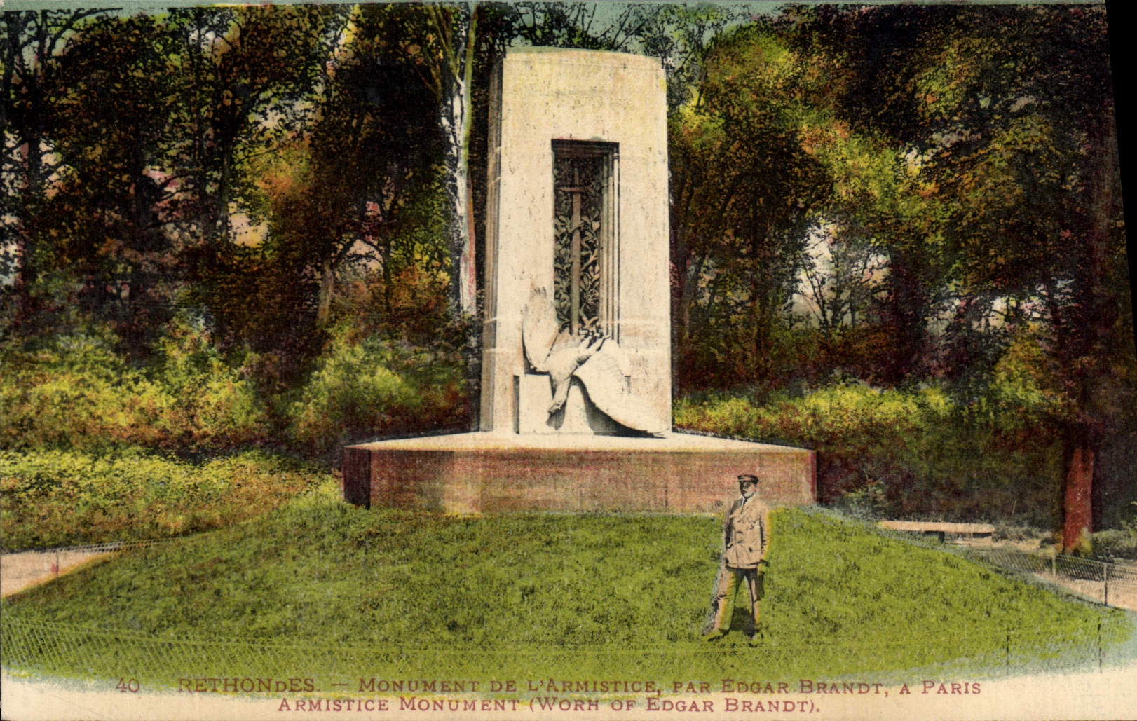 CPA Rethondes Monument De L'Armistice Militaria