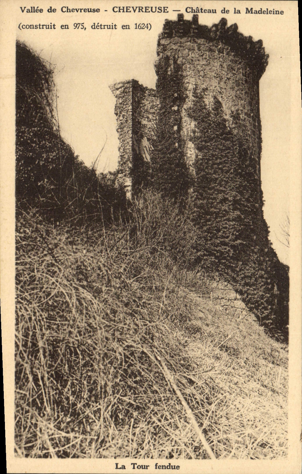 CPA Chevreuse Chateau De La Madeleine