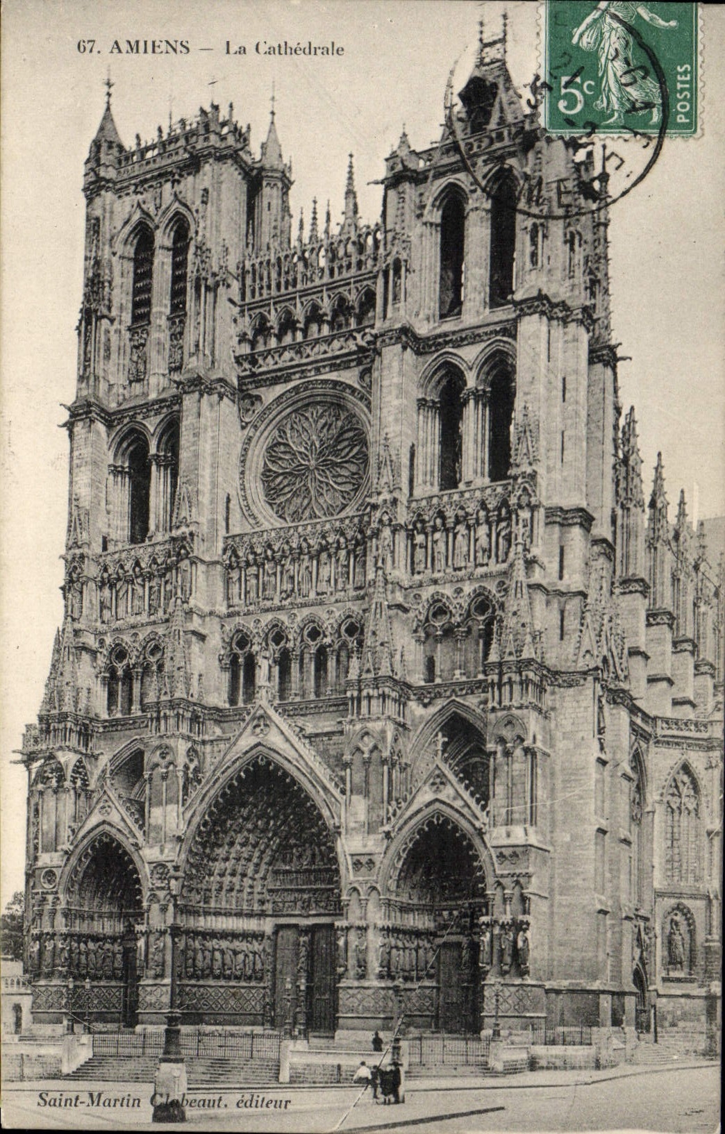 CPA Amiens La Cathedrale