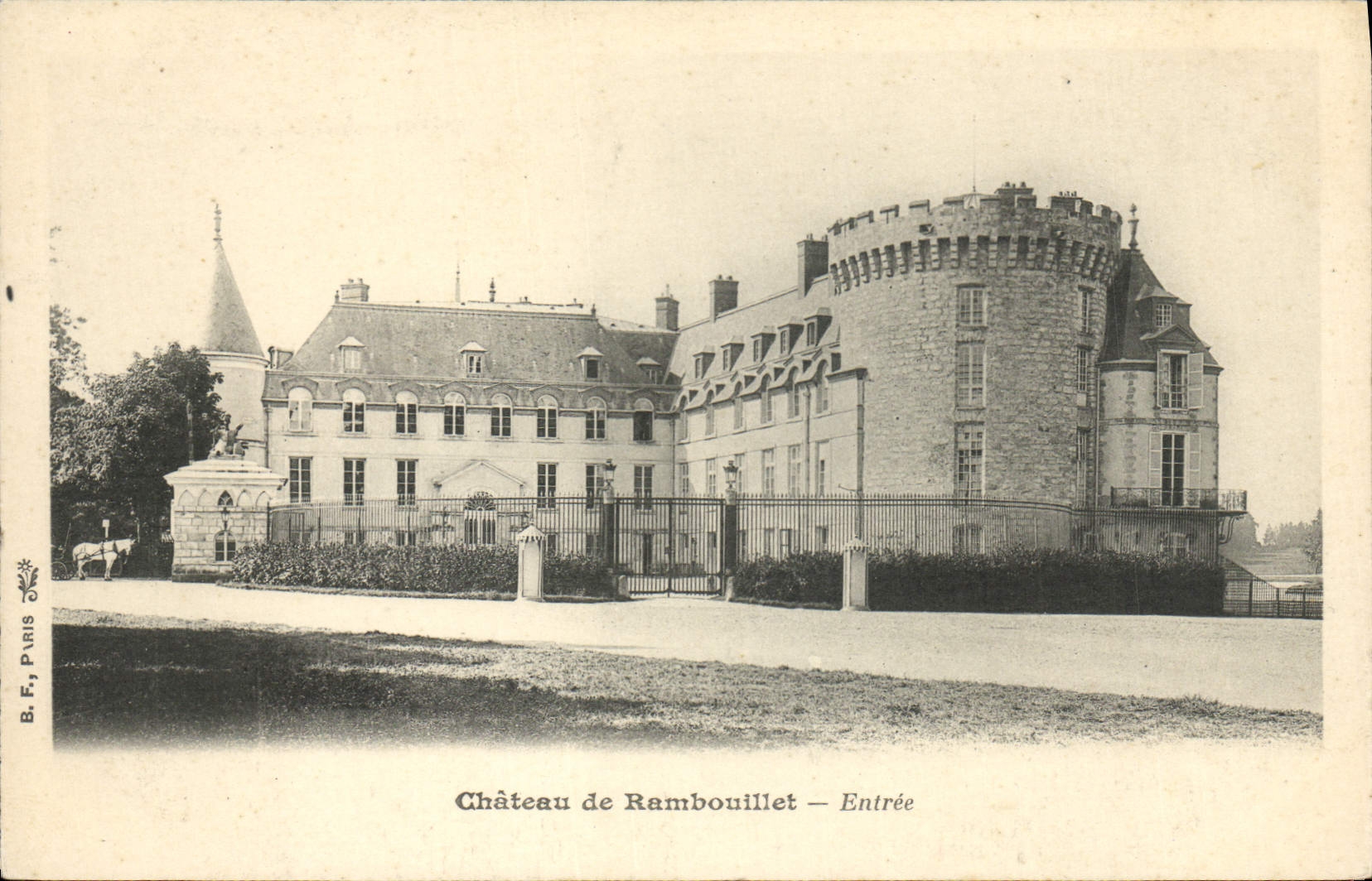 CPA Chateau De Rambouillet Entree