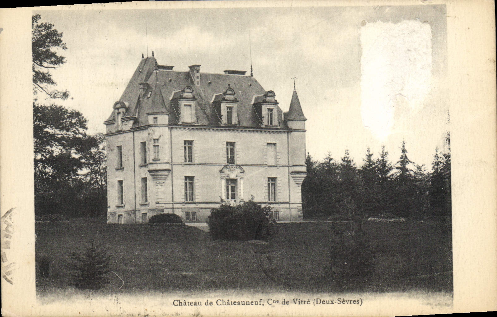 VINTAGE POSTCARD Castle De Chateauneuf Glazes