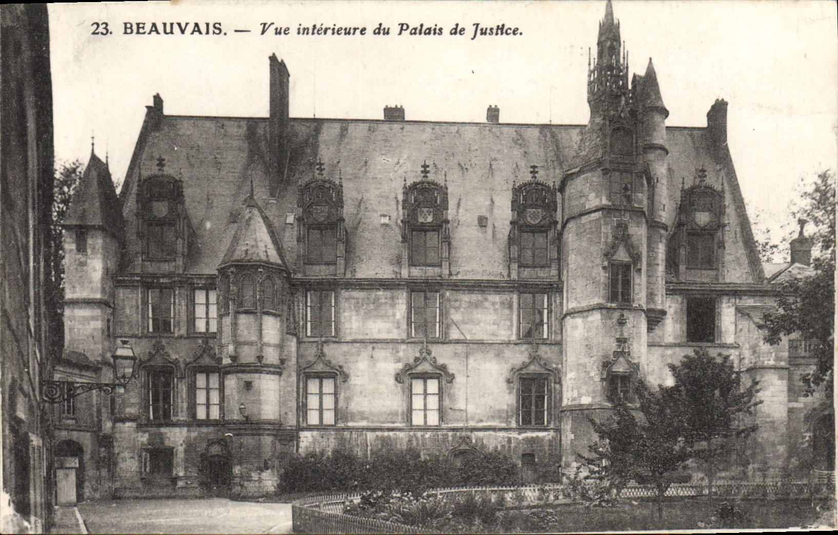 CPA Beauvais Vue Interieure Du Palais De Justice