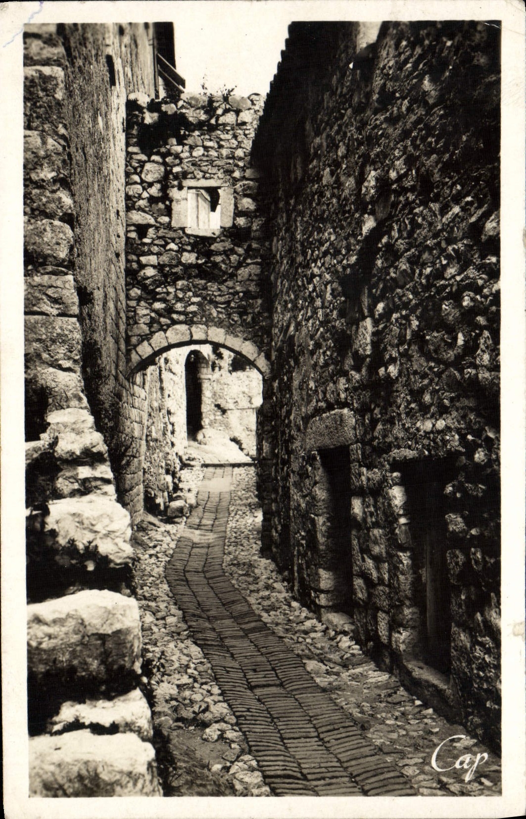 Calle de Eze de la POSTAL de la VENDIMIA de Barri