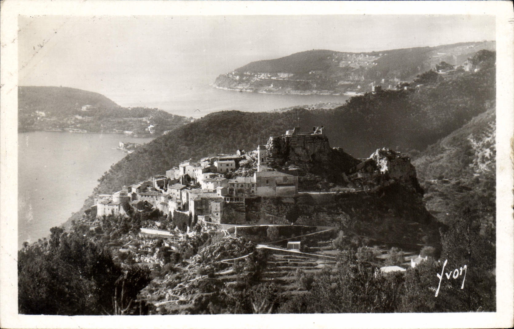 CPA Eze Vue generale du village 