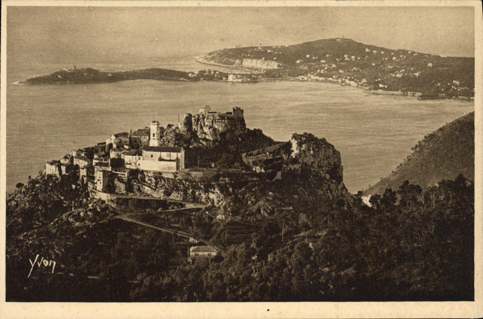 CPA Eze Vue generale du village 