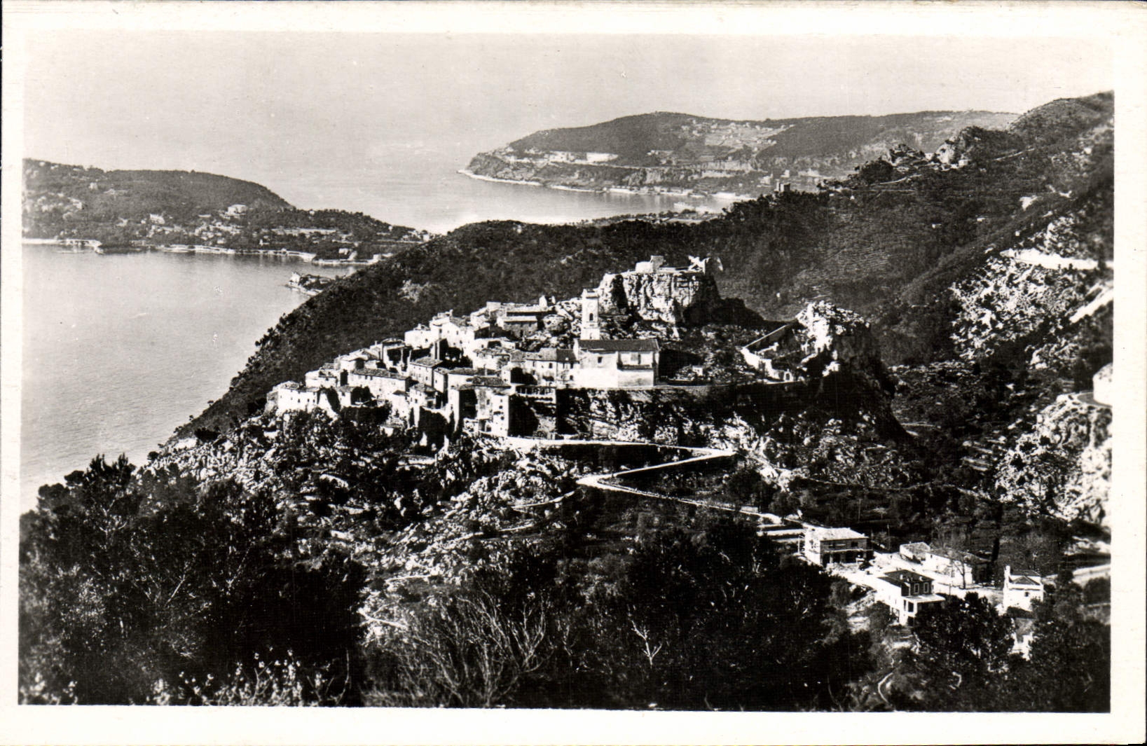 CPA Eze Sur Mer Vue Generale