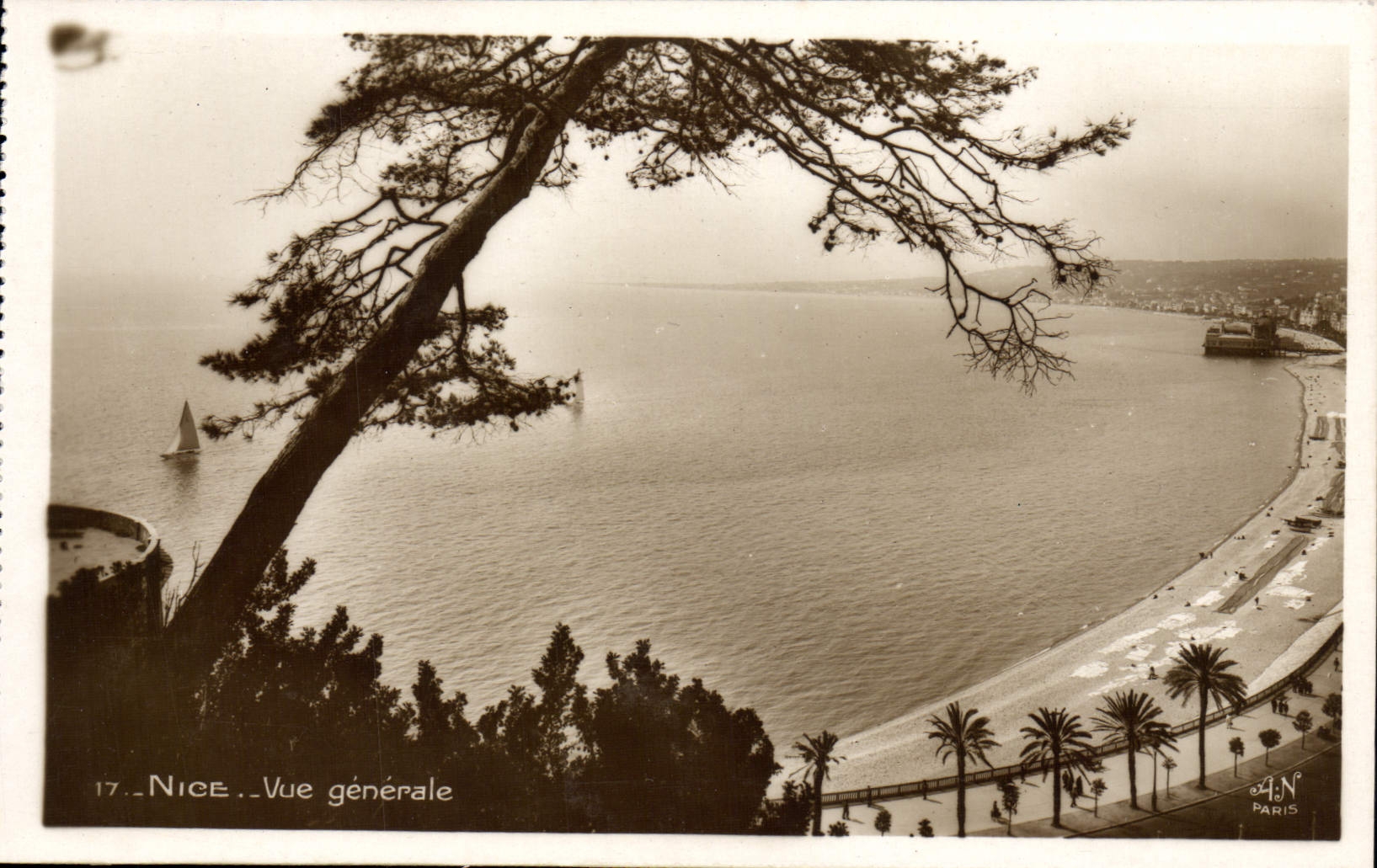 CPA Nice Vue Generale
