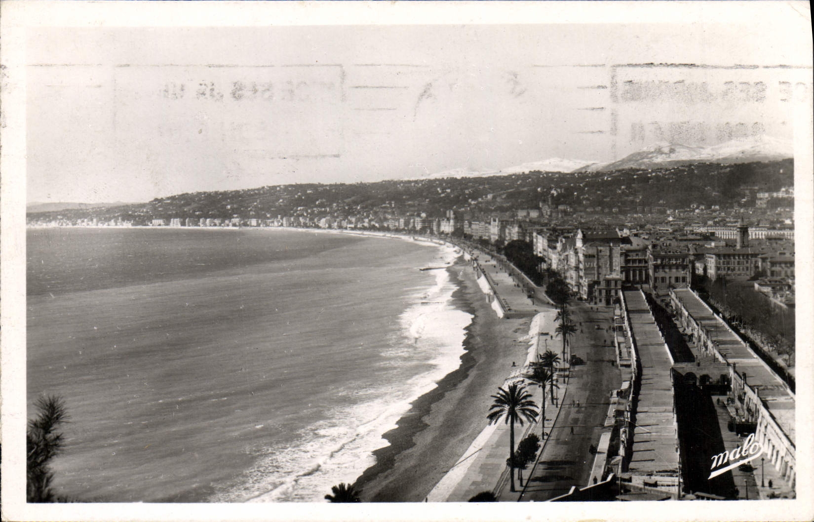 CPA Nice Vue Prise Du Chateau