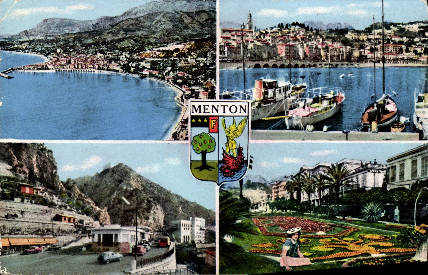 CPM Souvenir De Menton Vue Generale Les fetes du citron