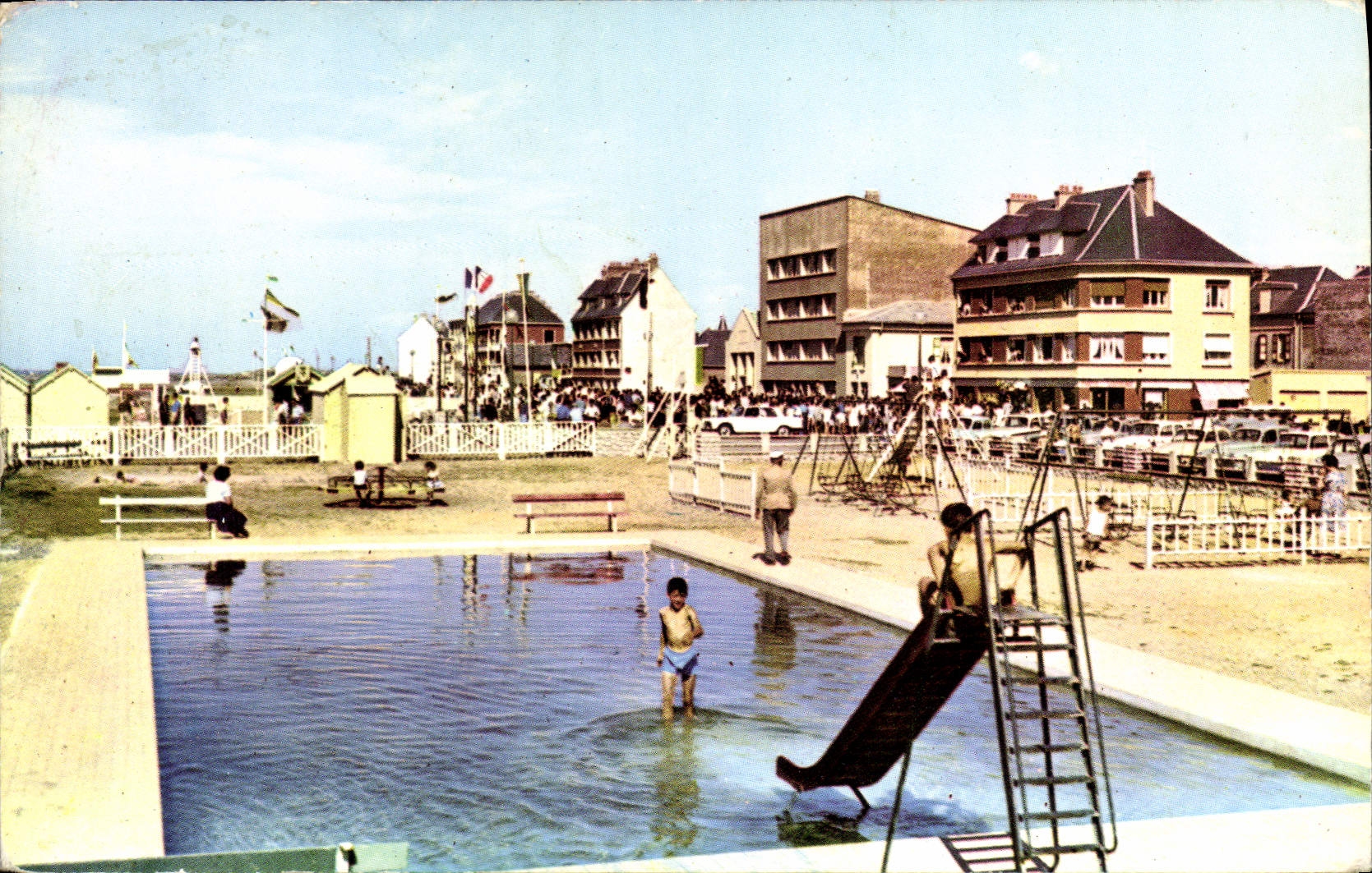 CPM Cayeux Sur Mer Piscine Et Jardin D'Enfants