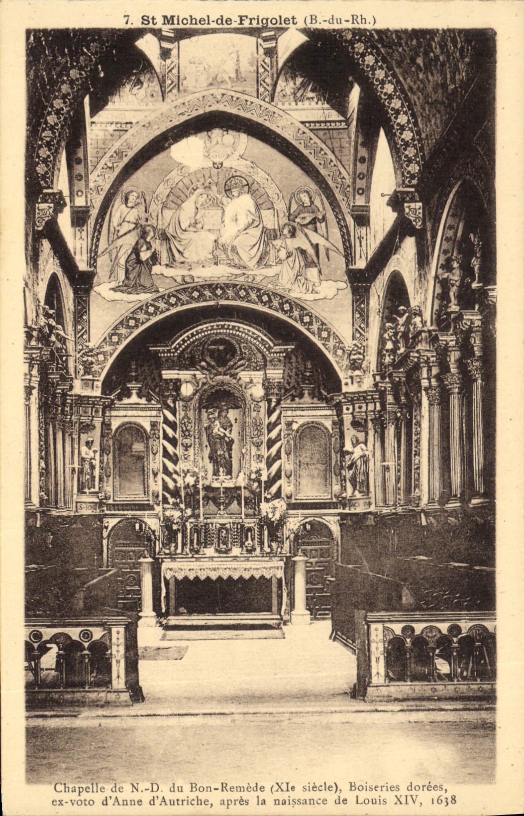 CPA St Michel de Frigolet Chapelle de Nd du Bon Remede