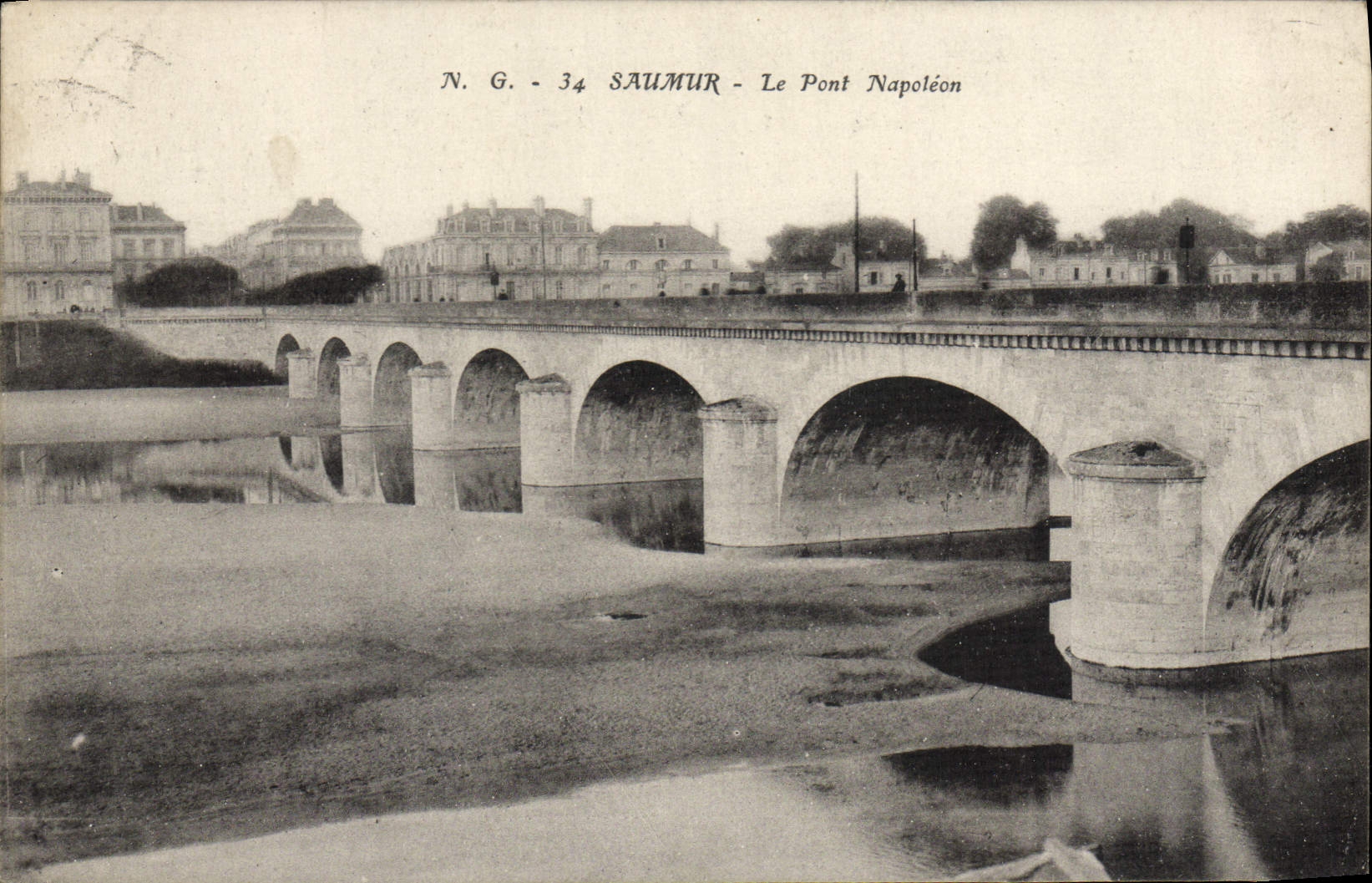 CPA Saumur Le Pont Napoleon