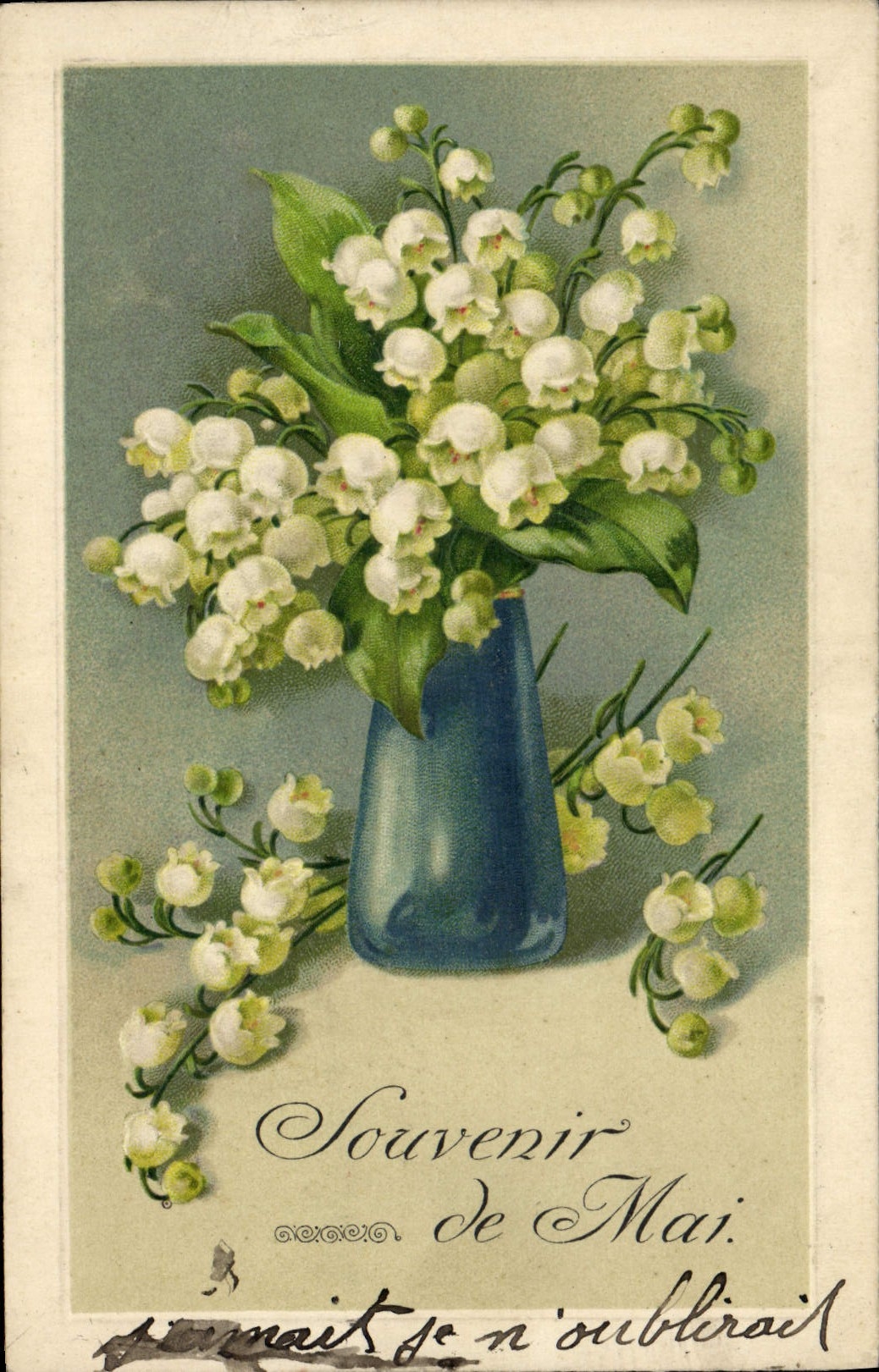 VINTAGE POSTCARD Fantasy Souvenir of May