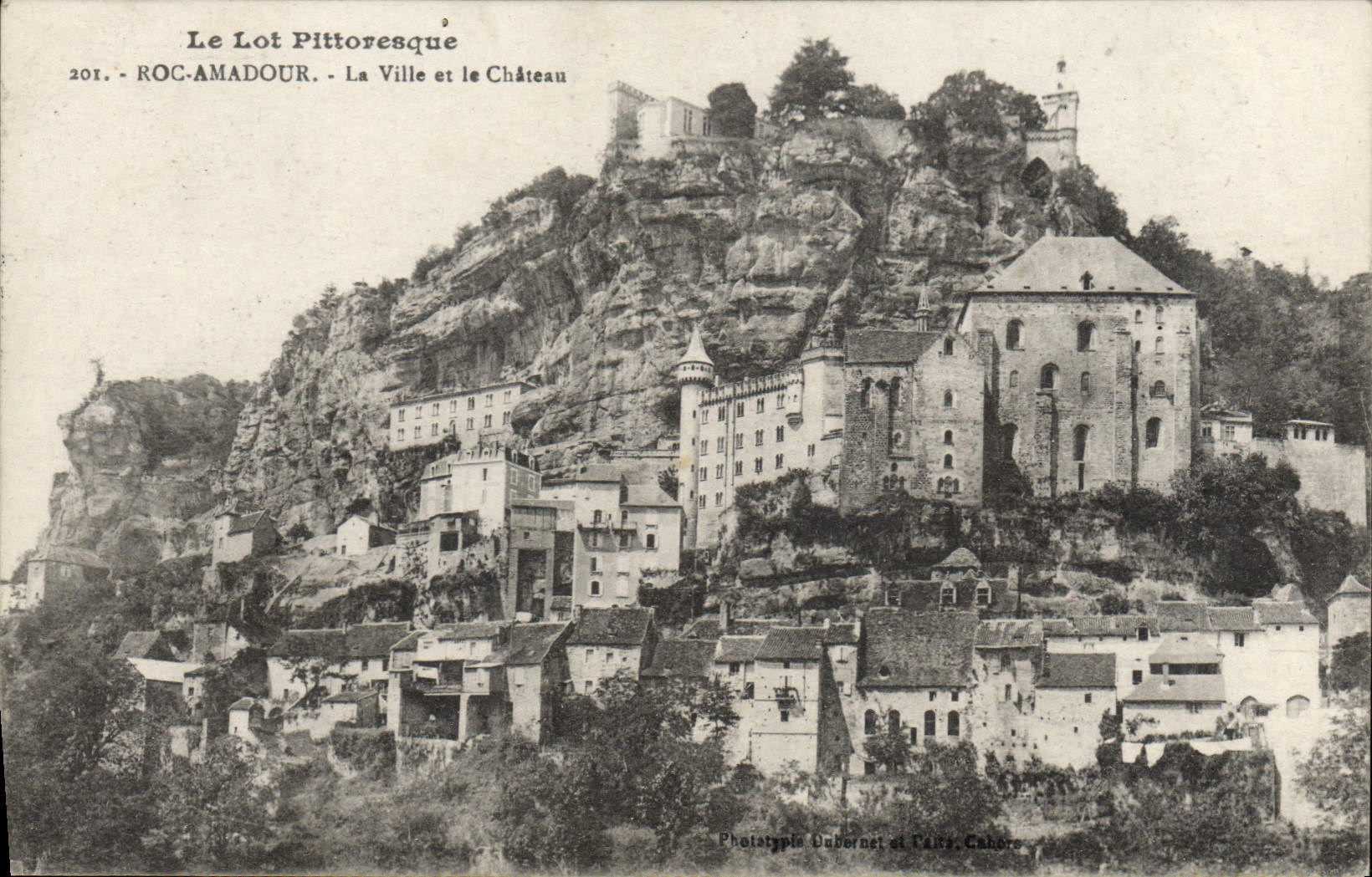 CPA Rocamadour La Ville et le Chateau