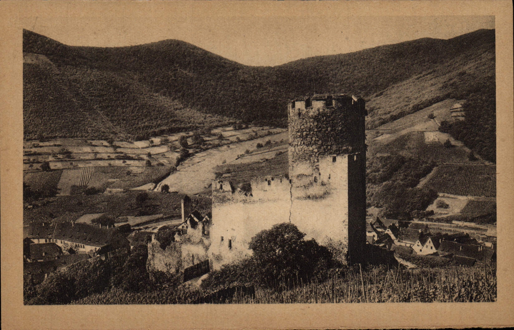 VINTAGE POSTCARD Kaysersberg the Castle