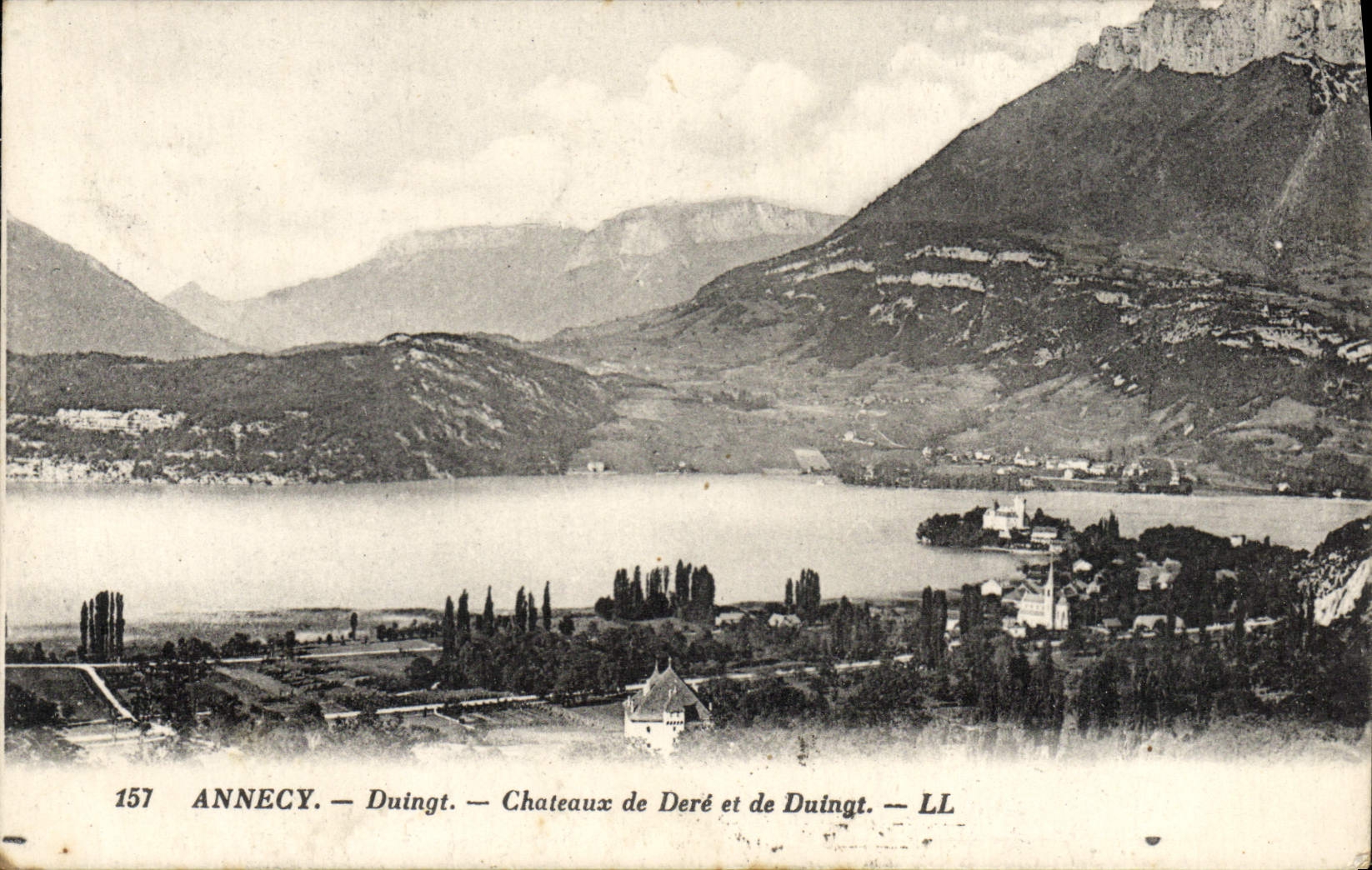 CPA Annecy Duingt Chateaux de Dere et de Duingt