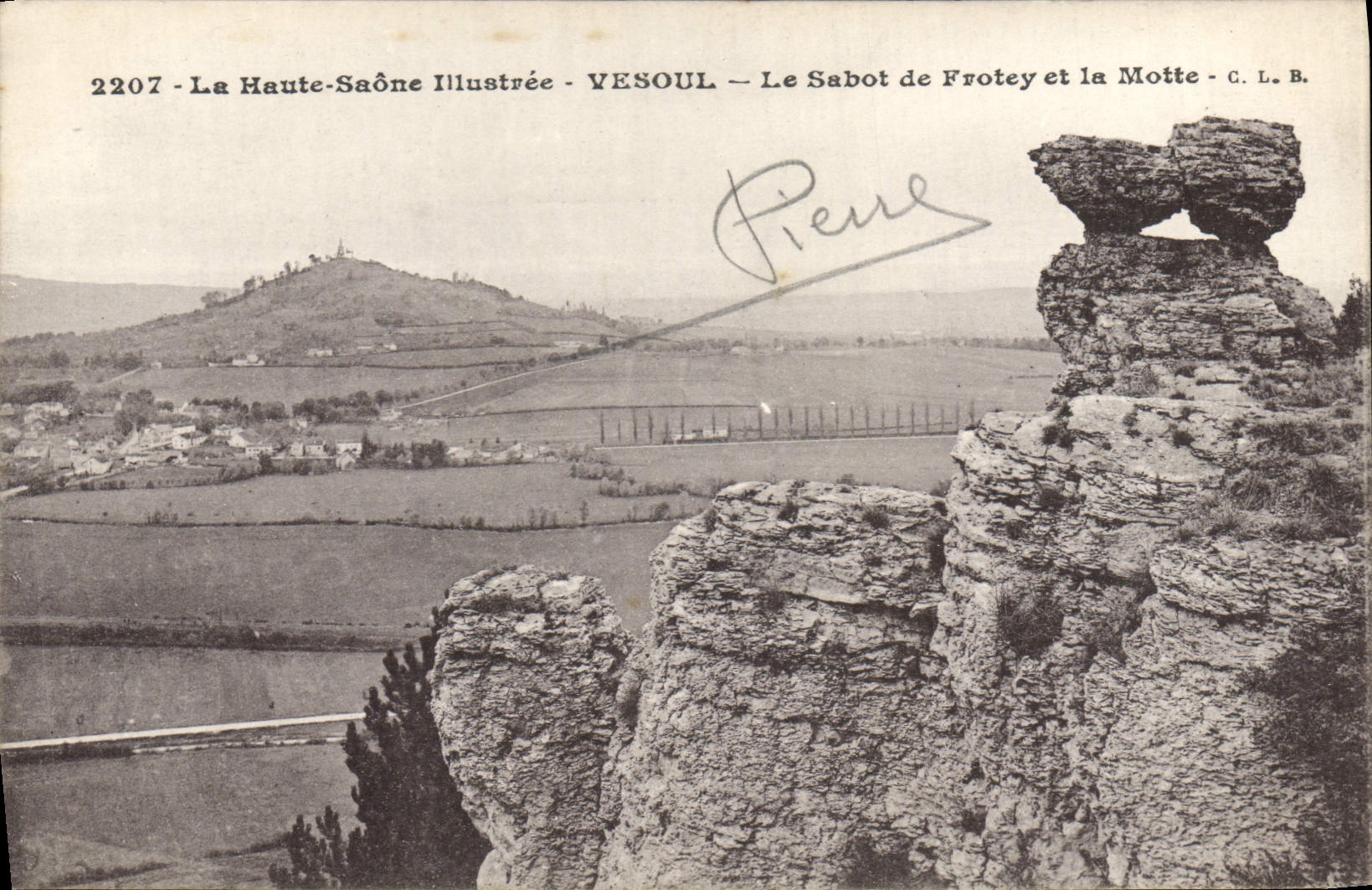 CPA Vesoul Le Sabot de Frotey et la Motte