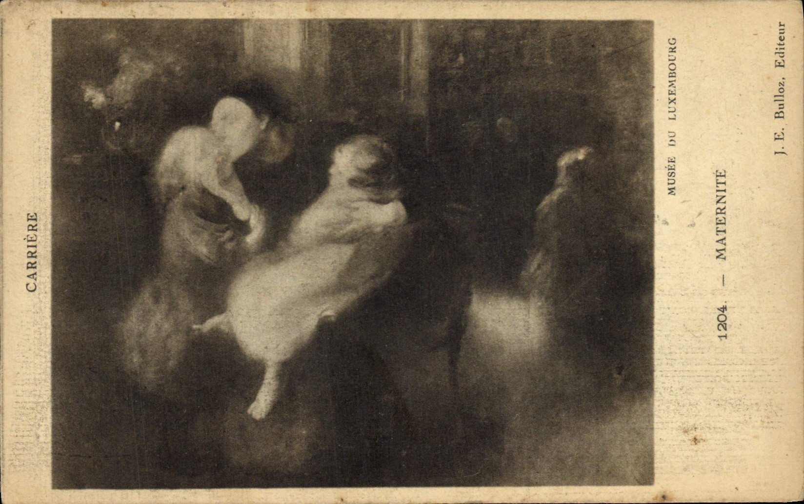 CPA Maternite Carriere Musee du Luxembourg Paris