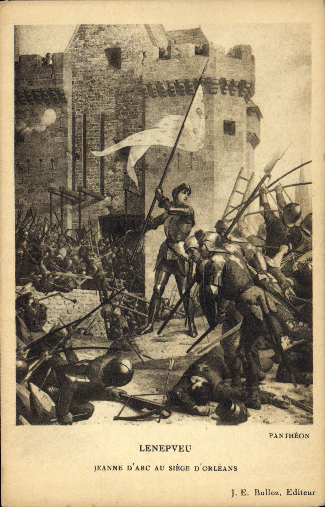 CPA Lenepveu Jeanne D'Arc Siege D'Orleans Paris Pantheon