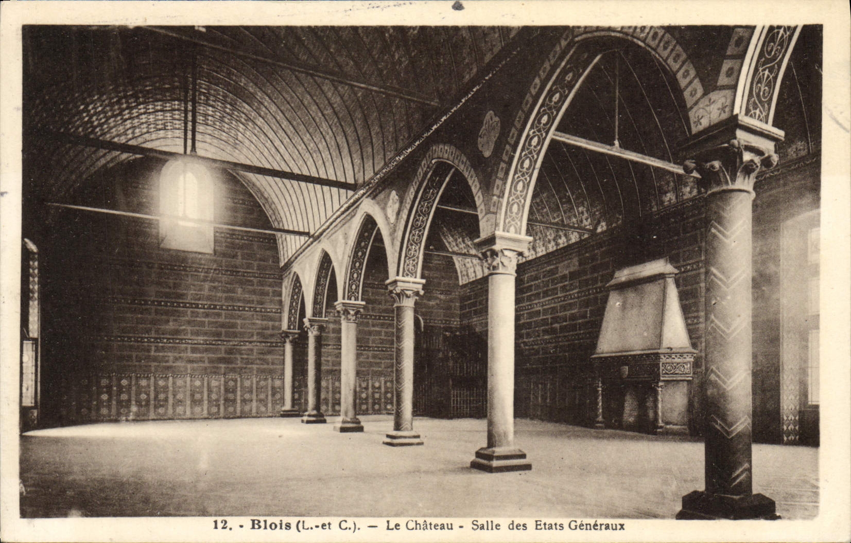CPA Blois Le Chateau Salle des Etats Generaux