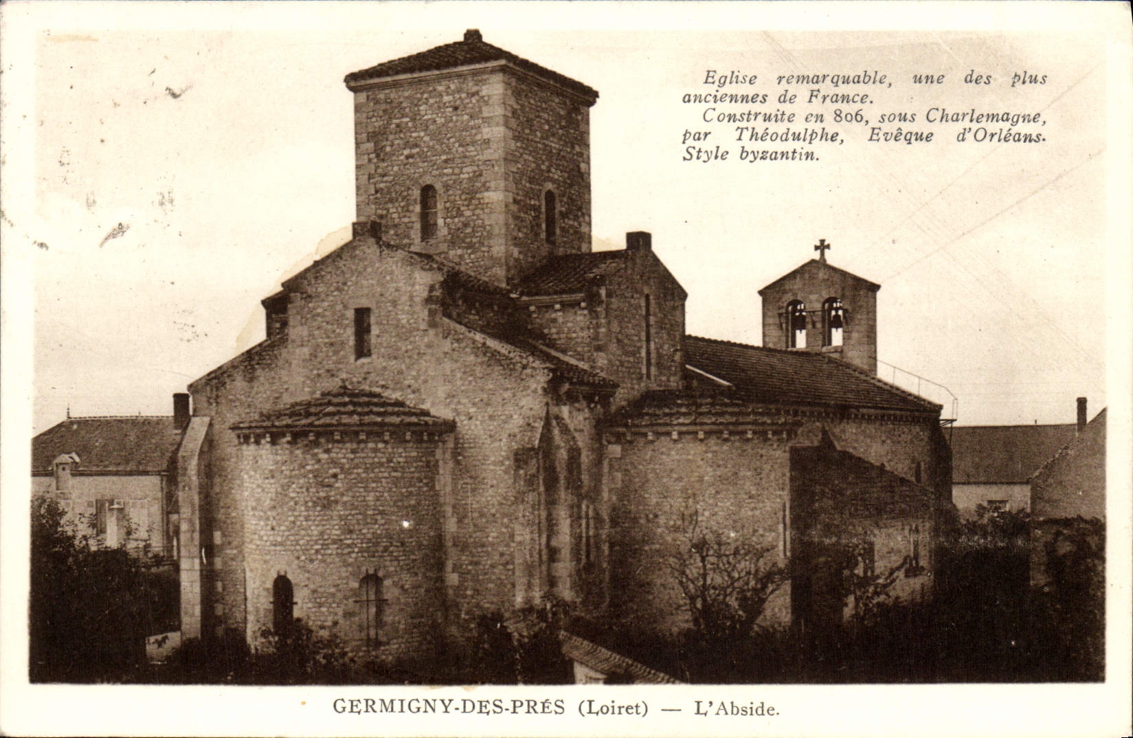 VINTAGE POSTCARD Germigny Of Near