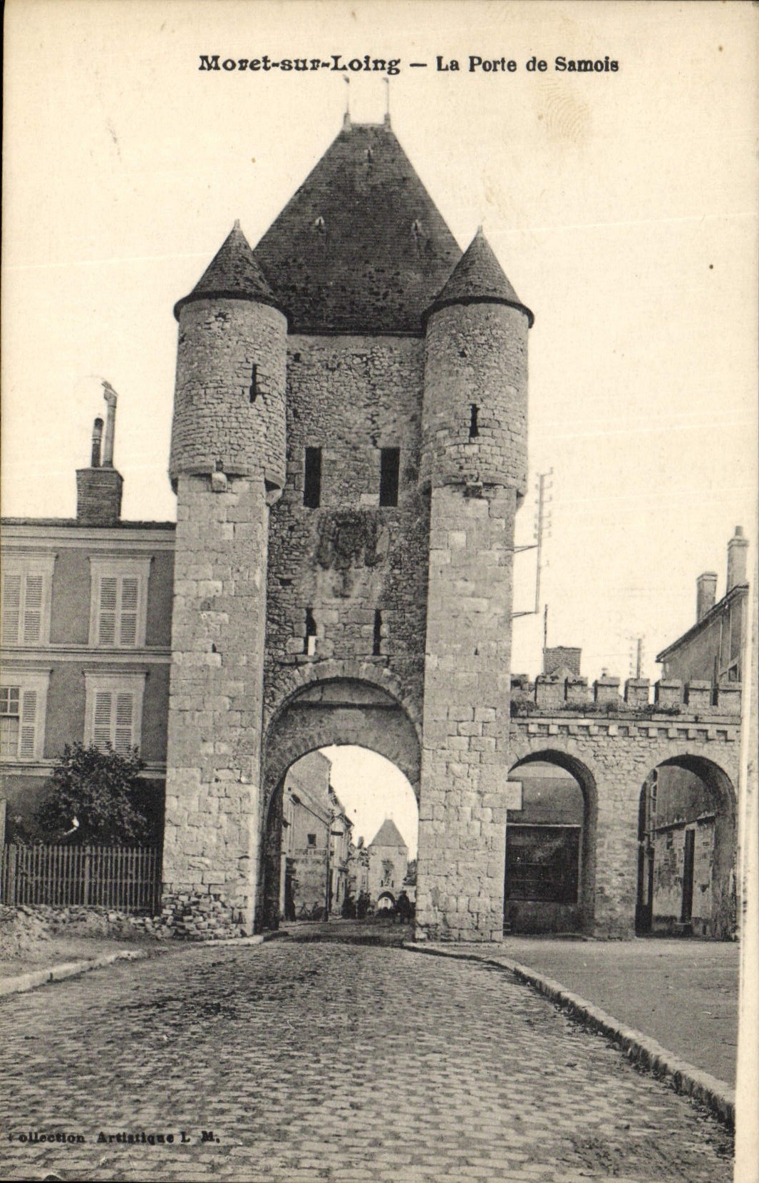 VINTAGE POSTCARD Moret On Loing the Gate of Semois