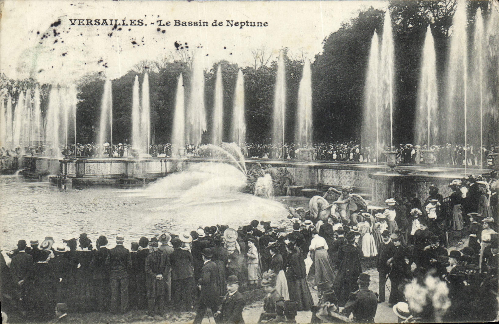 CPA Versailles Le Bassin de Neptune