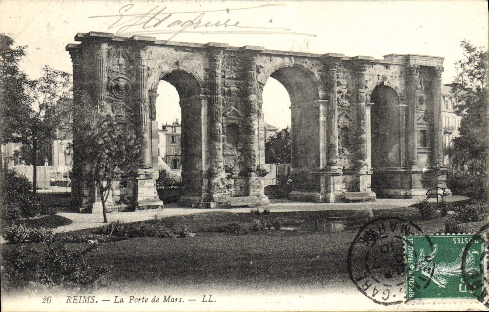 CPA Reims La Porte de Mars