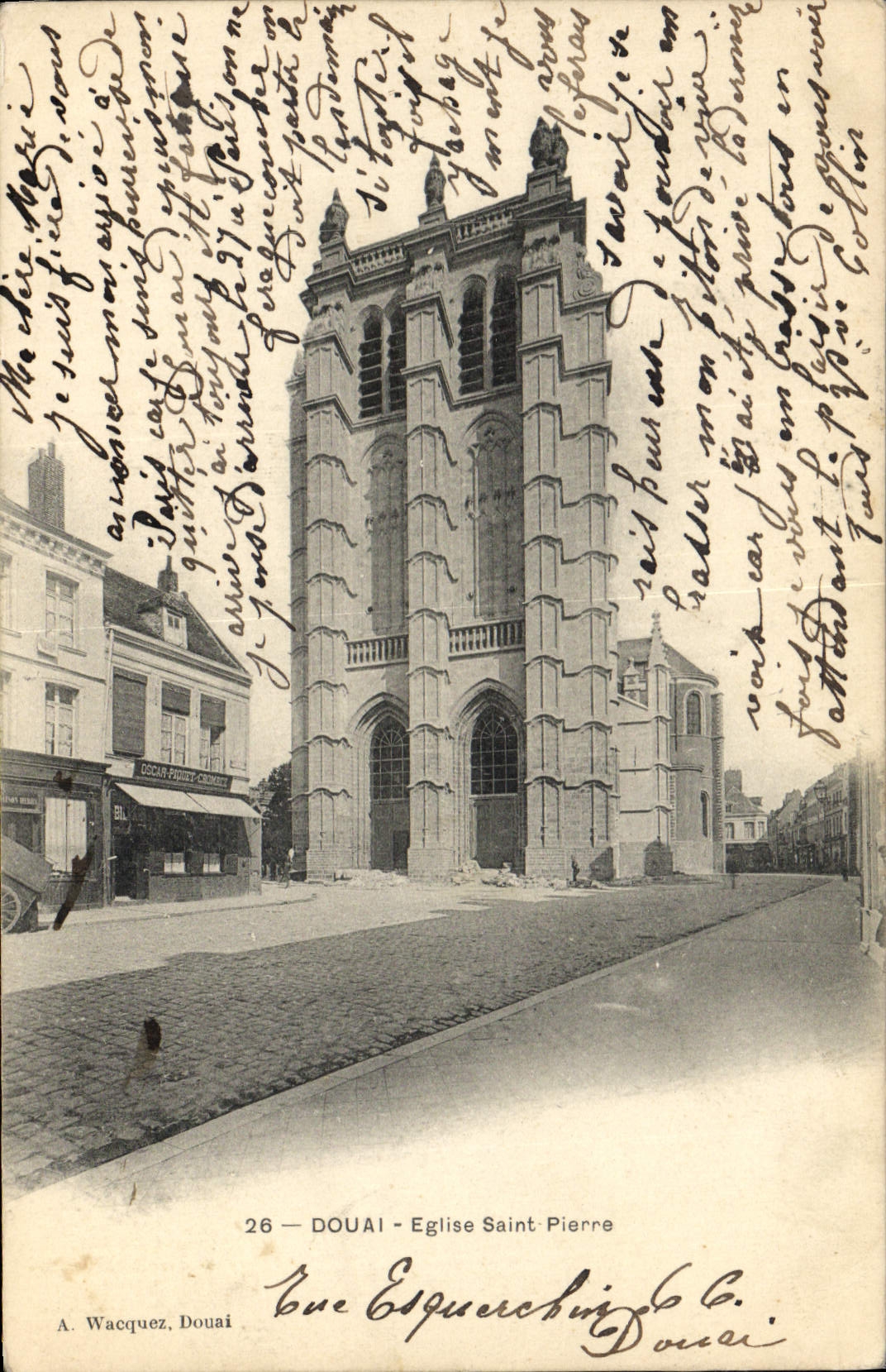 CPA Douai Eglise Saint Pierre