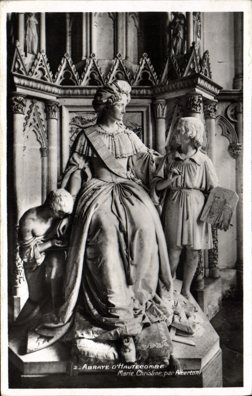 CPM Abbaye D'Hautecombe Marie Christine par Albertini