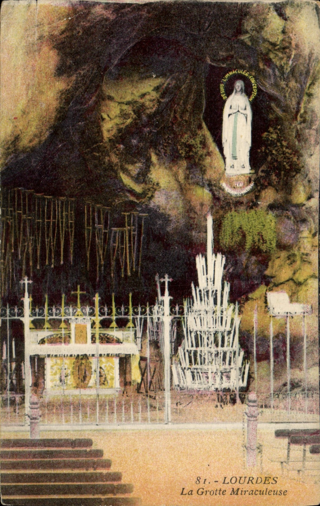 POSTAL de la VENDIMIA pesada la cueva milagrosa