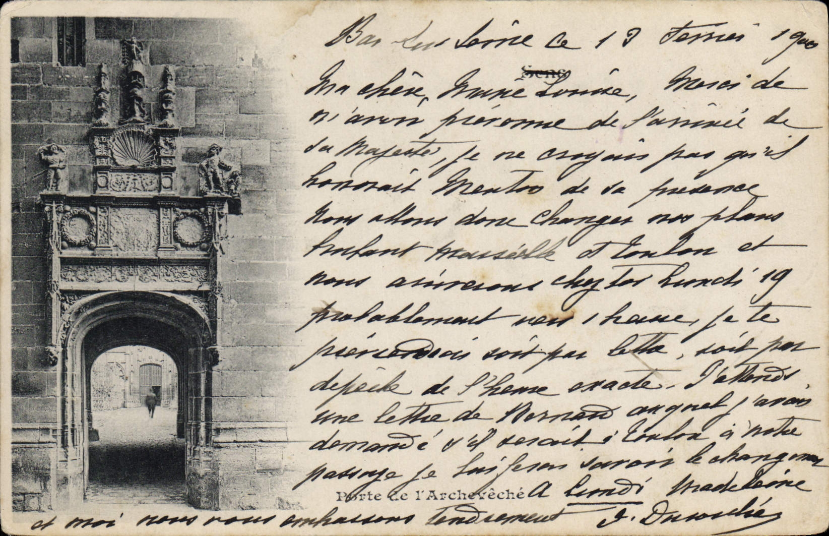 La POSTAL de la VENDIMIA Sens lleva el palacio del arzobispo