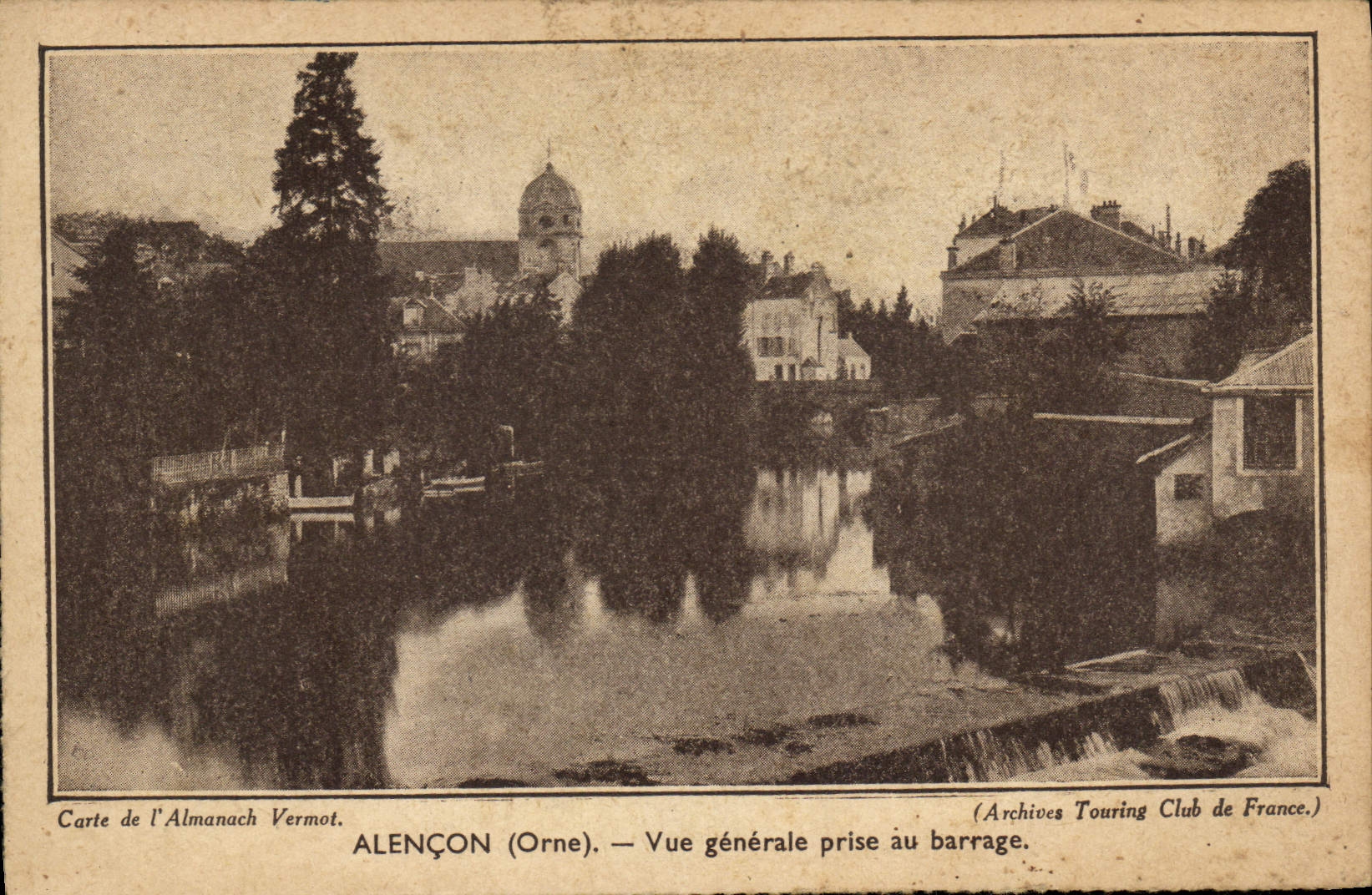CPA Alencon Vue Generale Prise Du Barrage
