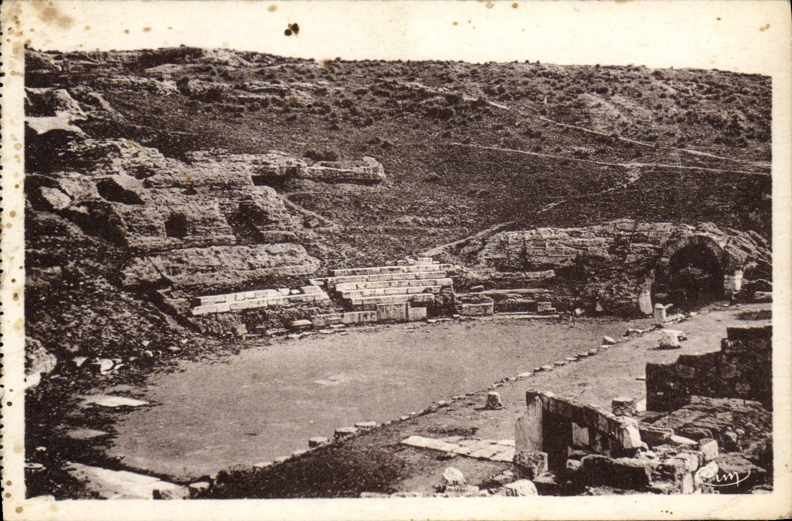 POSTAL Carthage de la VENDIMIA el teatro de Román