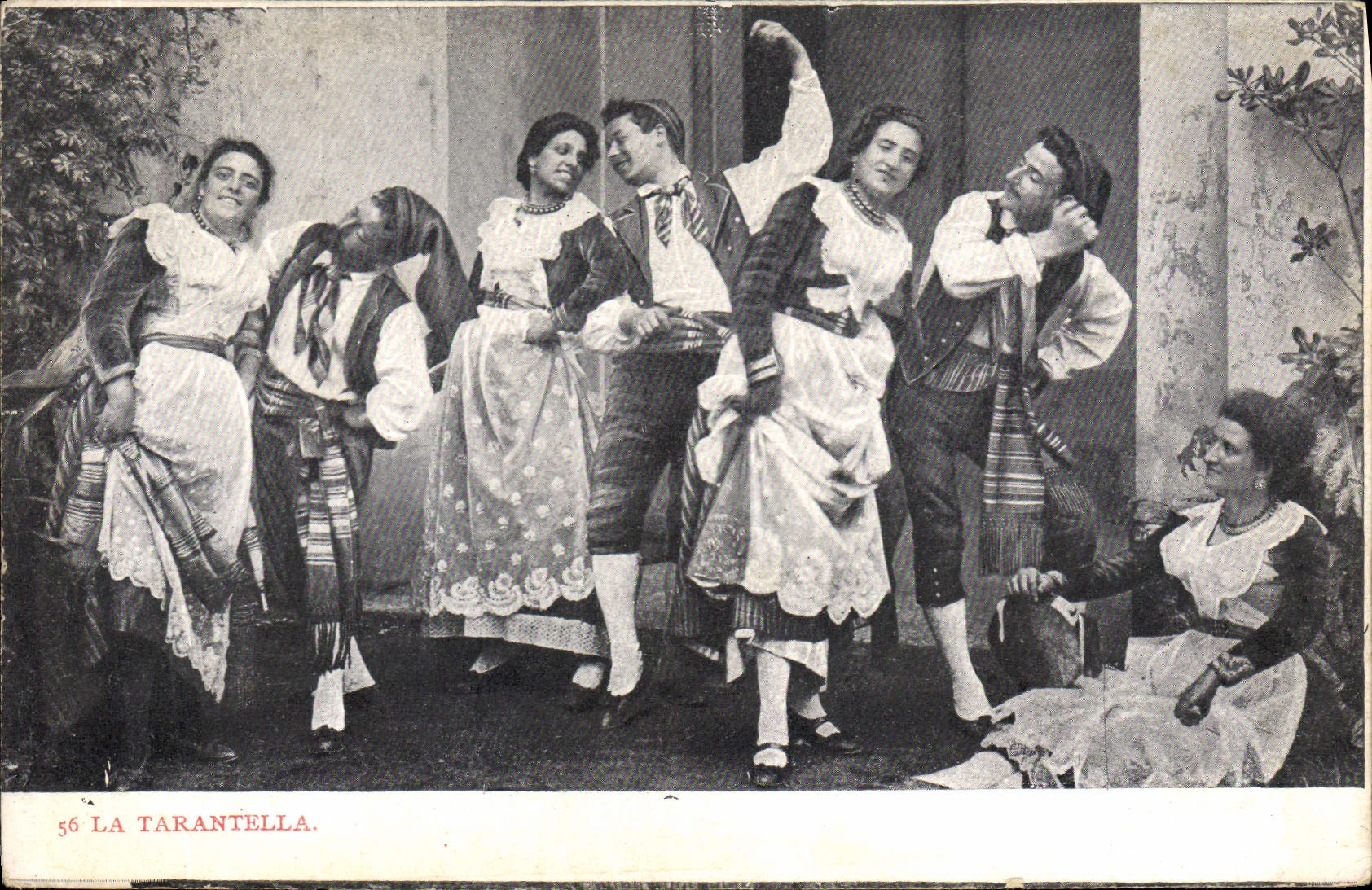 CPA La Tarantella Folklore