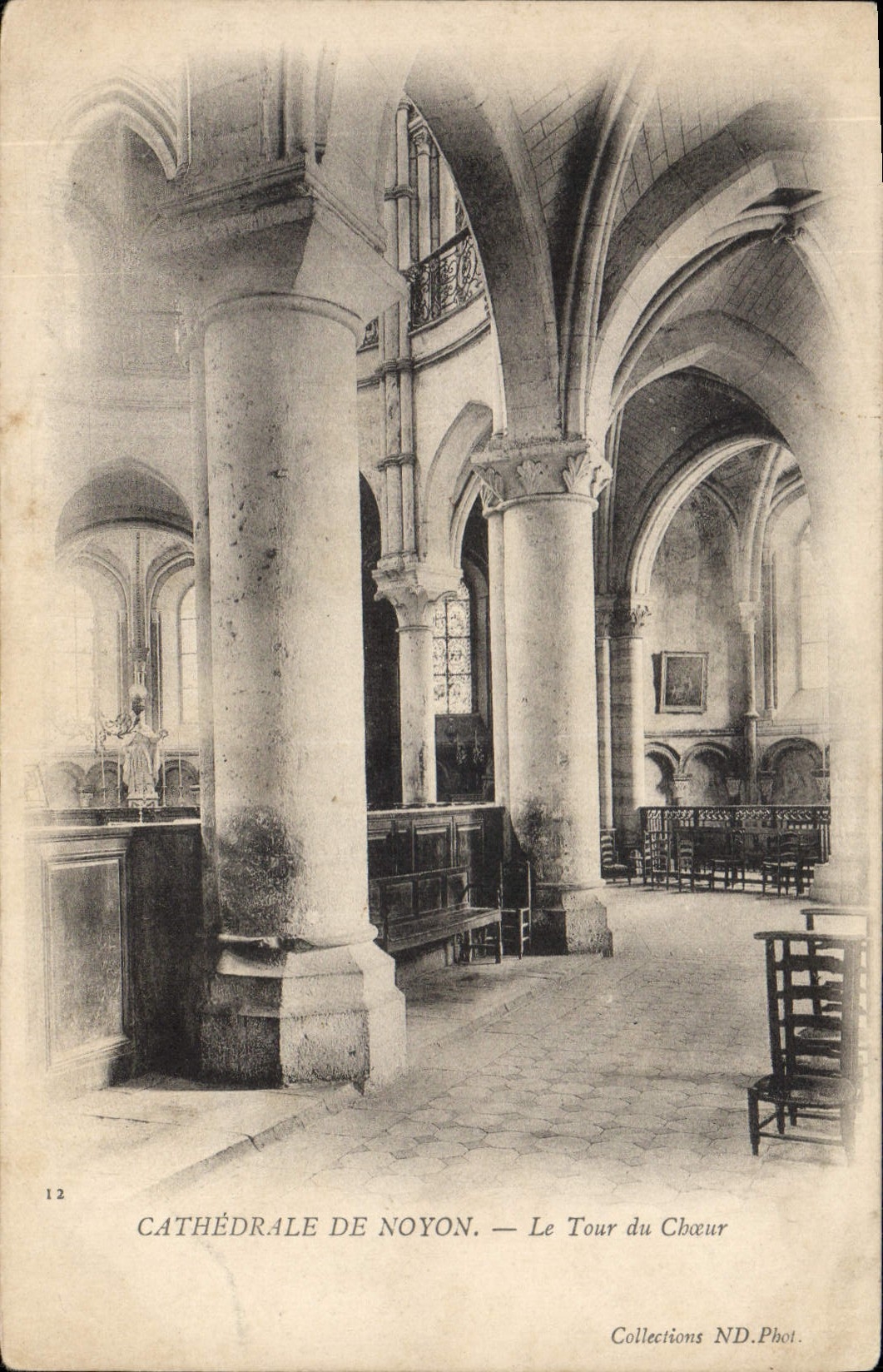 VINTAGE POSTCARD Cathedral Of Boundary-line Tower of the chorus