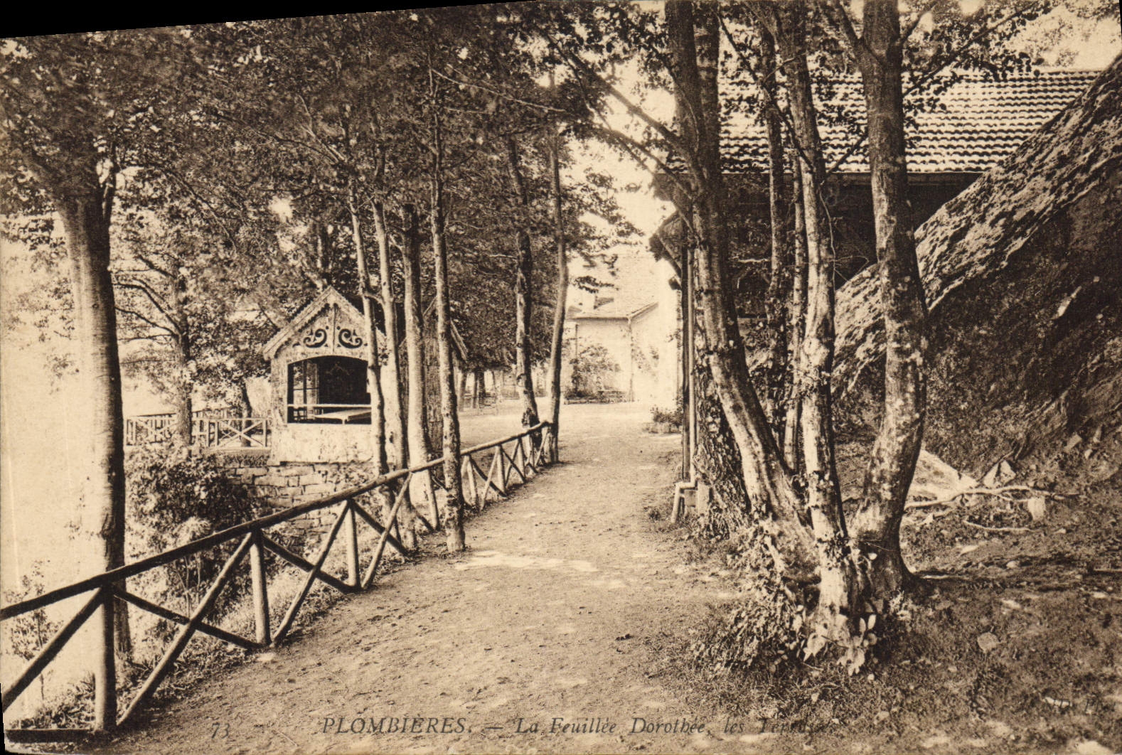 CPA Plombieres la Feuillee Dorothee
