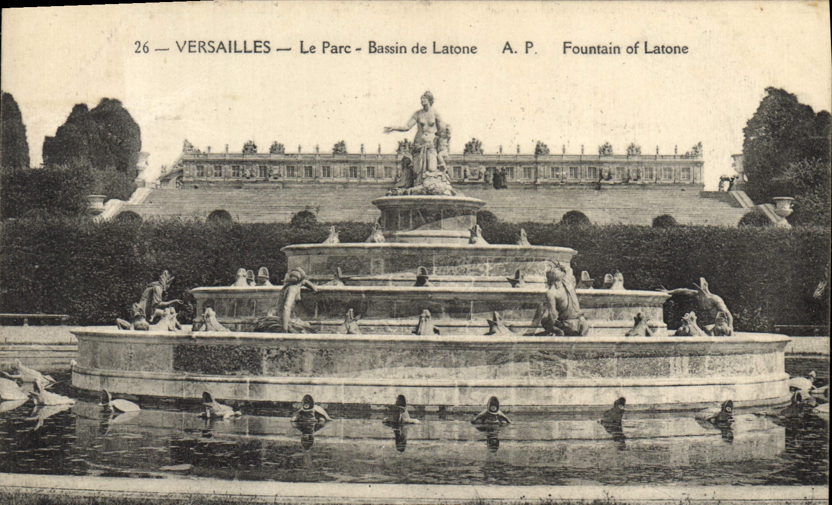 CPA Versailles Le Parc Bassin De Latone